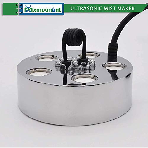 Mxmoonant Vijvermistmakers 5 Head Ultrasone Fogger 1500ml/H Fogger Luchtbevochtiger 135W met LED voor Hydrocultuur Landschap Festival Sfeer Voedselconservering (Mist Maker, 5-head) - Image 6