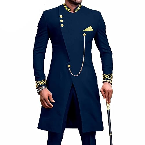 Costume Dashiki africain traditionnel idée cadeau homme ensemble de fête de luxe