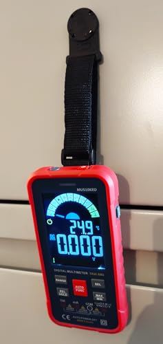 Image of Meter Magnet Hanger Compatible with Fluke 116 117 175 177 179 287 289 Instruments Multimeter, Hanging Loop Strap Magnet Hanger Kit