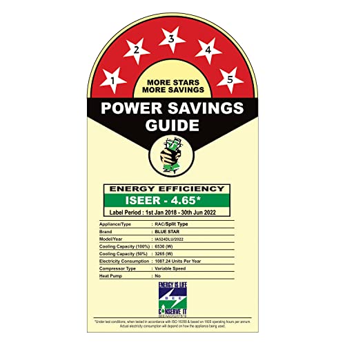 Image of Blue Star 2.0 Ton 5 Star Inverter Split AC (Copper, Dust Filter, IA524DLU, White)