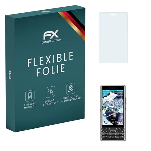 atFoliX Screen Protector compatible with Unihertz Titan Slim Protector Film, ultra clear and flexible FX Screen Protection Film (3X)