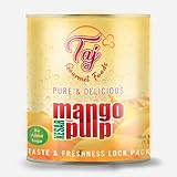 TAJ Kesar Natural Mango Pulp | No Added Sugar | 30-Ounce (850g)