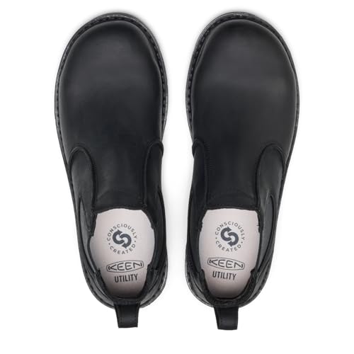 Image of KEEN Utility Men's San Jose Chelsea Alloy Aluminum Toe 90 Degree Heel Pull On Work Boots