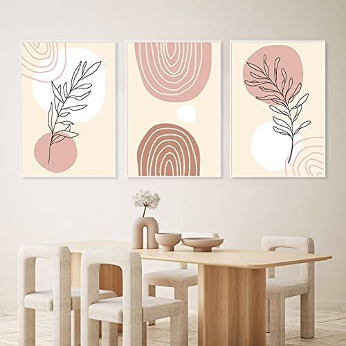 Affiche Boho Botanique Abstrait Ligne Art Dessin Plante Décor Moderne - 5