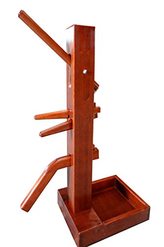 Wooden dummy choy lee fut walnut color