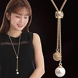 Materiales confiables Estos collares extra largos están hechos de material ecológico de alta calidad, liviano, fuerte y duradero, no se desvanece fácilmente, adecuado para pieles sensibles; la superficie de los collares altamente pulida le da un toque suave y le brinda una experiencia de uso cómoda.