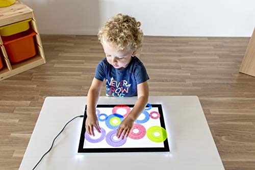 Miniland - Doorschijnende wiskunde kleurringen transparante ringen geschikt voor lichttafels (32160), 2-5 jaar - Afbeelding 4