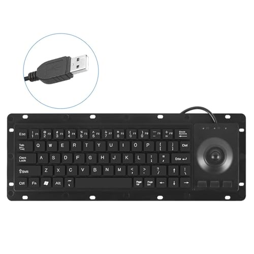 Clavier USB avec pavé tactile intégré pour panneau de commande et application industrielle - 6