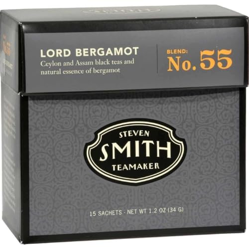 Steven Smith Teamaker Lord Bergamot No. 55, Caffeinated, Sugar-Free, Sustainably Grown, Full Leaf...