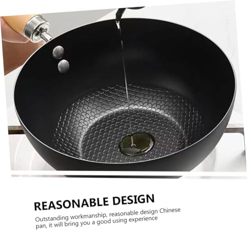 Wok pequeño antiadherente Cabilock hierro con mango ergonómico miniatura 3