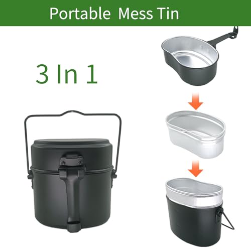 Kit de Cocina Portátil de Aleación de Aluminio Multifuncional para Camping, 2 PCS miniatura 5