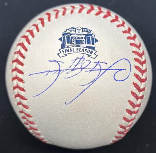 Sammy Sosa Signed Globe Life Park Logo Baseball BAS