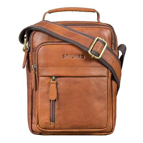 Sac messager en cuir vintage STILORD pour le travail, le bureau et vos voyages