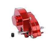 RZXYLRC Aluminum Alloy Transmission Case Gearbox Complete for 1/24 Axial SCX24 RC Crawler Upgrades (