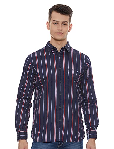 Image of Parx Men's Print Slim Fit Shirt