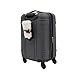 Wrangler Astral Hardside Luggage, Dark Shadow, 22-Inch Carry-On