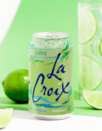 Image of LaCroix, Sparkling Water, Lime, 12 oz, (pack of 12)
