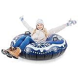 【Resistencia a bajas temperaturas】: el trineo inflable utiliza PVC de alta densidad, que puede soportar temperaturas extremadamente bajas de hasta -40 ℃ / ℉. No se preocupe por el daño climático al tubo de nieve.