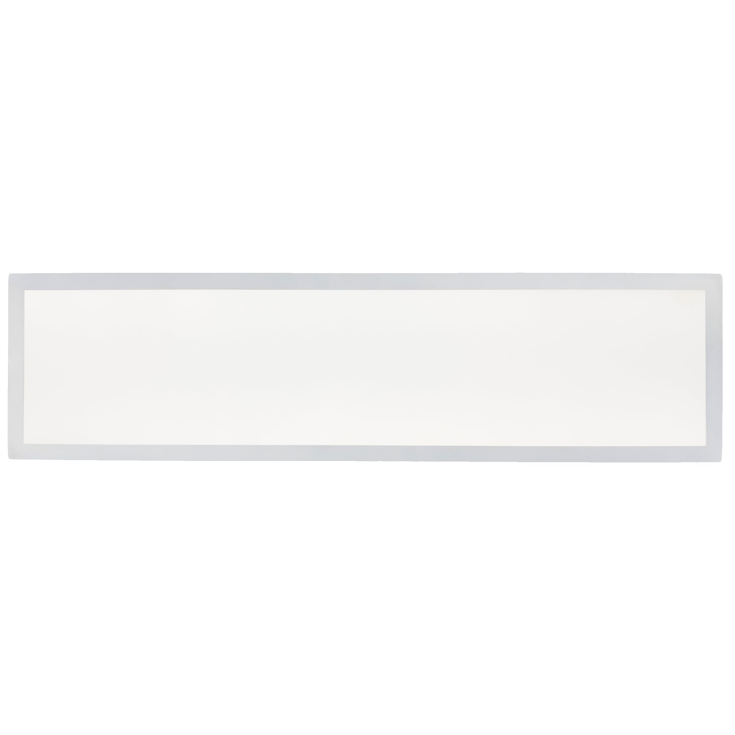 Brilliant Panel LED de superficie Basic | 25 x 96 cm | panel de pared y techo con marco blanco y color de luz blanco neutro (4000 K) | 24 W | 3200 lm | para cualquier habitación | de plástico