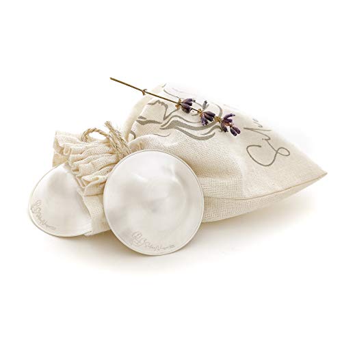 Silver Nursing Cups Nipple Cover Nipple Soother For Newborn Breastfeeding Moms, The Original 925 Silver Nursing Cups #TOP1