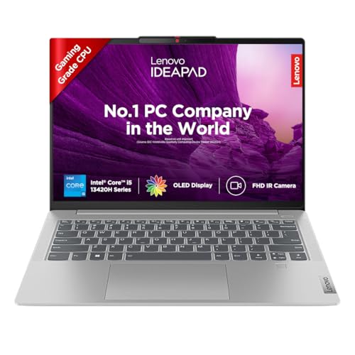 Lenovo IdeaPad Slim 5 13th Gen Intel Core i5 13420H 14" (35.5cm) WUXGA OLED 400Nits Laptop (16GB/512GB SSD/Win 11/Office 2021/Backlit KB/FHD Camera/Alexa/3 Month Game Pass/Grey/1.46Kg), 82XD005RIN (B0CGV8WL7F) Amazon Price History, Amazon Price Tracker