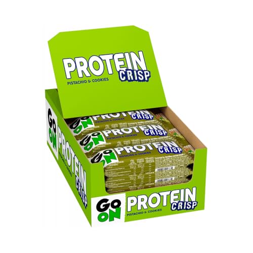 Go On Nutrition Protein Crisp Bar (24x45g) Pistachio & Cookies - Riegel - Protein Riegel