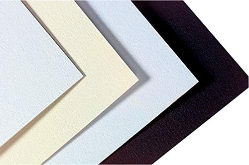 Crescent405160 Acid-Free Medium-Weight Surfaced Mat Board, 20" x 32" Size, 14-Ply Thickness/Cream Smooth, 32" Height, 20" Width, 1" Length, White (Pack of 10)