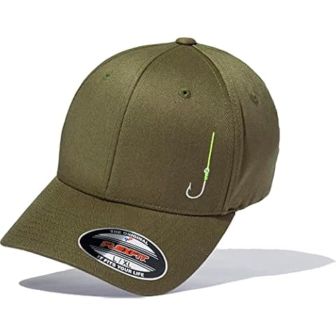 Gorra de pesca Baddery verde oliva Cover