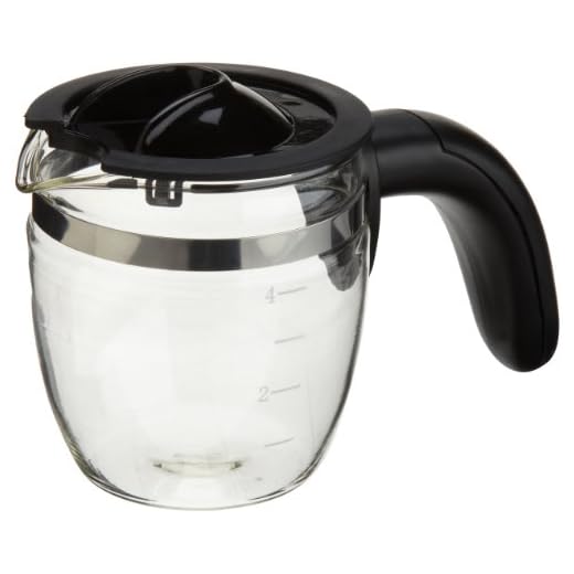 Capresso 4-Cup Glass Carafe with Lid for 303 Espresso Machine