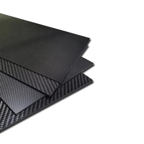 1pcs 400x500mm Thickness 1 1.5 2 2.5 3 4 5 6 8 10mm Full 3K Carbon Fiber Plate Board Sheet for RC Model Plain Twill 3k Carbon Fiber(4.0mm Twill Glossy)