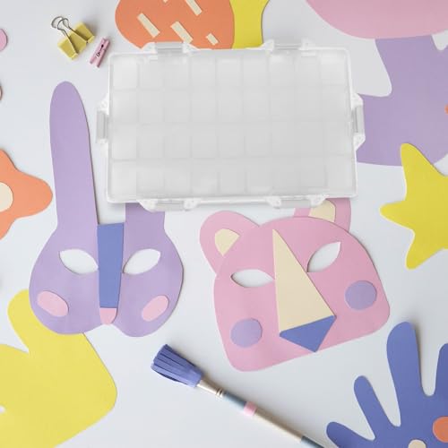 Boîte de mélange de couleurs pour aquarelle étanche en ABS à 36 compartiments - 8