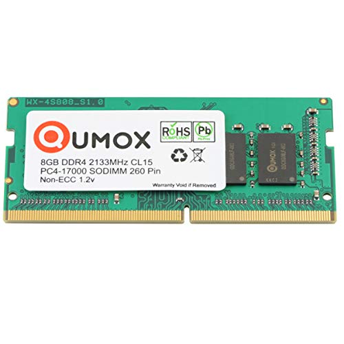QUMOX 8GB DDR4 2133 2133MHz PC4-17000 PC-17000 (260 PIN) SODIMM MEMORY 8GB