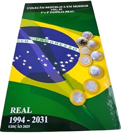 Álbum De Moedas Do Real 1994-2031 30 Anos Real E 60 Anos Bc