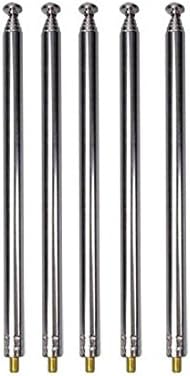 WLZS 5 Pcs Universal Telescopic Metal Long Antenna for Remote Control Accessories, Children's Electric Ride On Car RC Car Replacement Parts