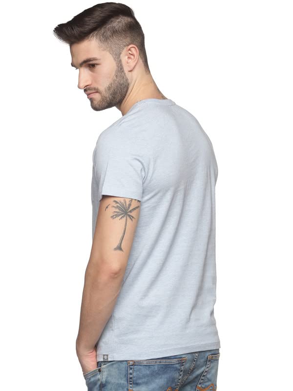 Image of soul space Fair Trade Certified Organic Cotton Half Sleeve Cotton Casual Round Neck T Shirts for Men Available in Printed, Solid Small to XXL Size