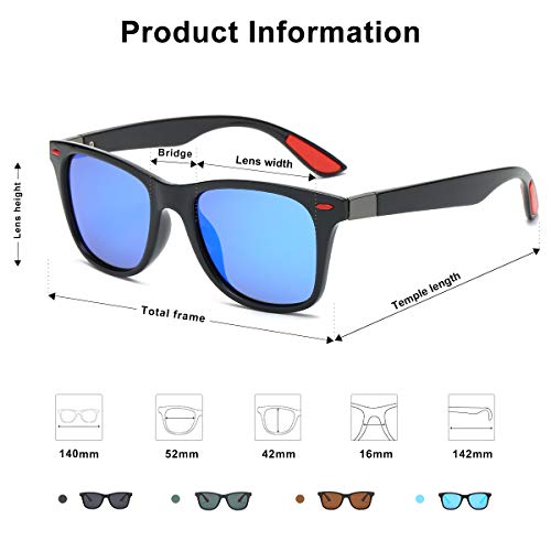 SOJOS Polarized Sports TR90 Sunglasses for Running Cycling Fishing Golf Driving SJ21014