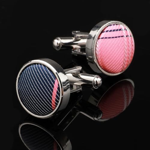 Image of HISDERN Mens Plaid Bow Tie Set Pocket Square and Cufflinks Bowtie | Pretied Bowties Design for Easy Wear,Check Pattern,Matching Handkerchief Cuff Link,3PCS Set Wedding Formal Party Groom Prom
