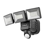 Outdoor Motion Sensor Light, SOLLA 750lm Wireless Battery Operated Led Lights, 5000K Daylight Dimmable Flood Lights, Waterproof Security Lights for Yard, Porch, Patio, Garage