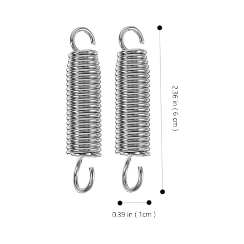 Resortes para pedal de batería doble acero inoxidable 2 sets miniatura 3