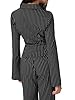 CIDER Womens Striped Button Down Blouse Bell Sleev... #4