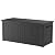 Decksplore 270 Gallon Outdoor Storage Box Patio Deck Box Waterproof, Resin Lockable Outside Large Storage Bin for Pool Cushion Furniture, Garden Tools UV-Resistant, Black