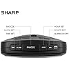 Amazon.com: Sharp Digital Clock with Alarm and Dual USB FastCharge ...