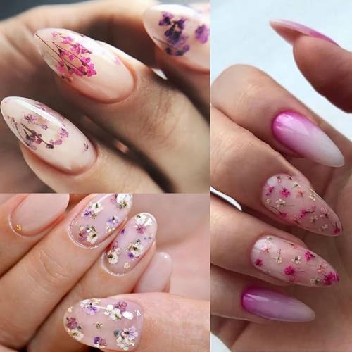 Qdsuh HJKFBHM01 Dried Flowers For Nails, 3D Natural Dry Flower For Resin Crafts Tiny Floral Nail Art Flowers Colorful Mini Mix Flower Nail Stickers thumb #3