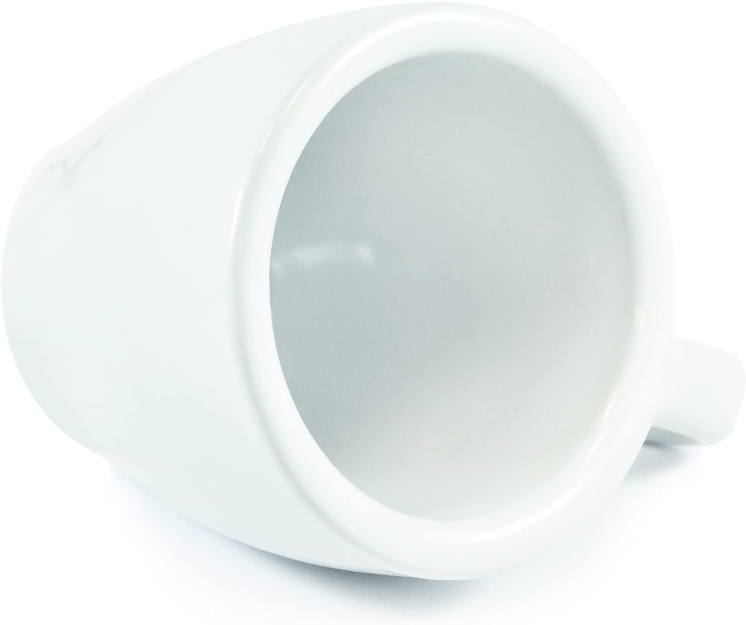 Anna Flowers Set 6 Tazzine Da Caffè In Ceramica Bianca - Per Espresso, Colazione E Bar, Lavabili In Lavastoviglie - Foto 4