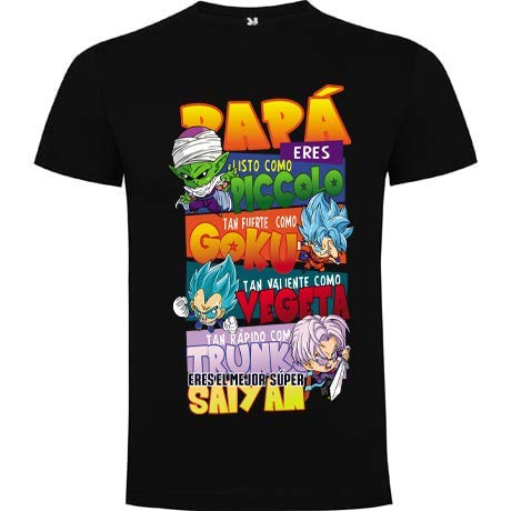 Los Eventos de la Tata. Camisetas Dragon Ball, para el Dia del Padre (S)