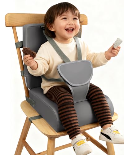 Toddler Booster Seat for Dining Table Kitchen Chair, Non-Slip wit...