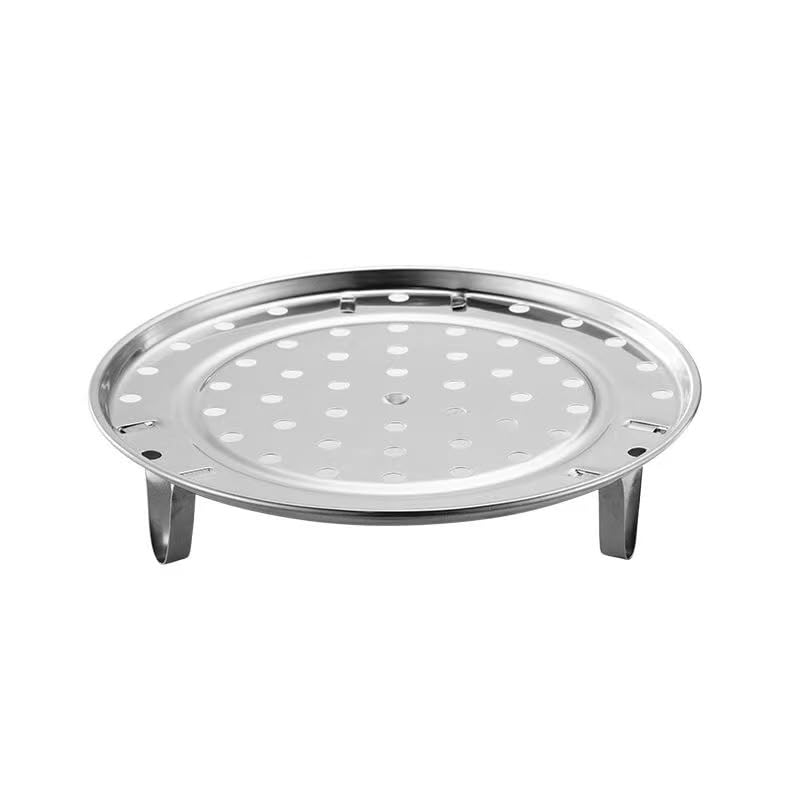 LannuMet 9.5-inch Dia Stainless Steel Steamer Rack with Removable Legs Vegetable Steamer Basket for Pot Steaming Baking