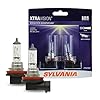 SYLVANIA – H11 XtraVision – Bombilla halógena de alto rendimiento para faros delanteros, luz alta, luz baja y bombilla de repuesto antiniebla (contiene 2 bombillas)