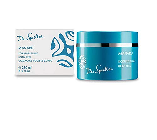 Dr. Spiller - Exfoliante corporal Manaru | Exfoliante corporal suave y estimulante | Con granos exfoliantes de vainilla | Para una sensación de bienestar puro |