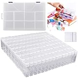 【Dimensiones】Tamaño de la caja de pintura de diamante:30x20x6cm,tamaño de caja pequeña:2,6x1,3x5cm,diseño ligero y compacto,fácil de transportar.El organizador de pintura de diamante puede proteger eficazmente tu producto de daños.
